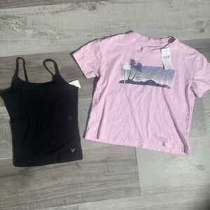 Girls American Eagle size 8 shirts